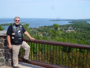 Brockway Mountain overlooks Copper Harbor and Lake Superior