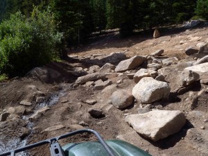 North Twin Cone Peak trail. Angles not enhanced by camera…it was steep