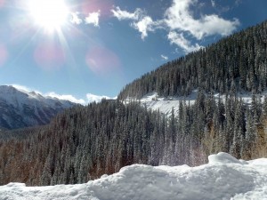 Hwy 550 in winter