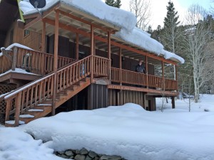 Lots of steps on Chipmunk Place cabin