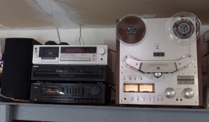 Reel-to-reel deck now in service in my garage stereo system