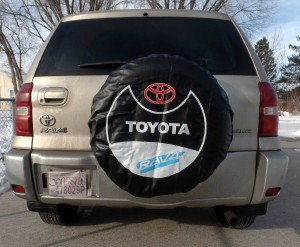 New spare tire cover on the RAV4