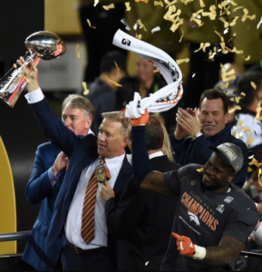 Broncos celebrate Super Bowl 50 win