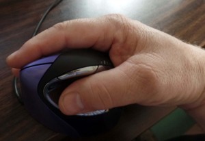 Vertical Mouse - side view