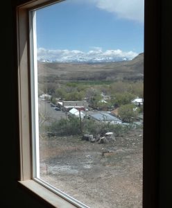 Overlooking Austin with West Elk Mountains in background.